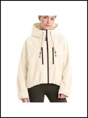 Oversized Hooded Rain Jacket Windproof Waterproof Lightweight Anorak